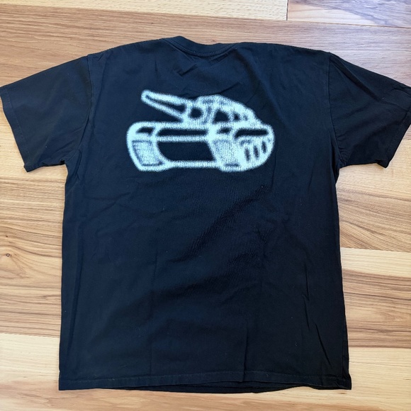 Superior Defense “Fuzzy Tank Logo” Tee (Black) – Size XL – Made in USA - Picture 5 of 5